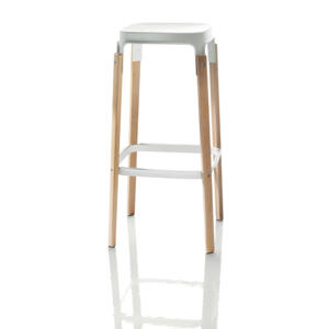 Magis-Steelwood Stool High